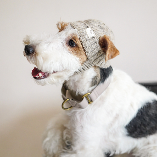 Wool Knit Hand Made Custom Hat Dog