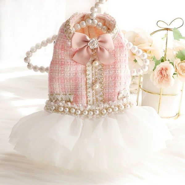 Chanel Style Luxury Dress Dog Clothes